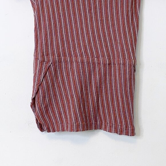 Elizabeth and James striped linen blend dress coverup size small - Picture 6 of 10
